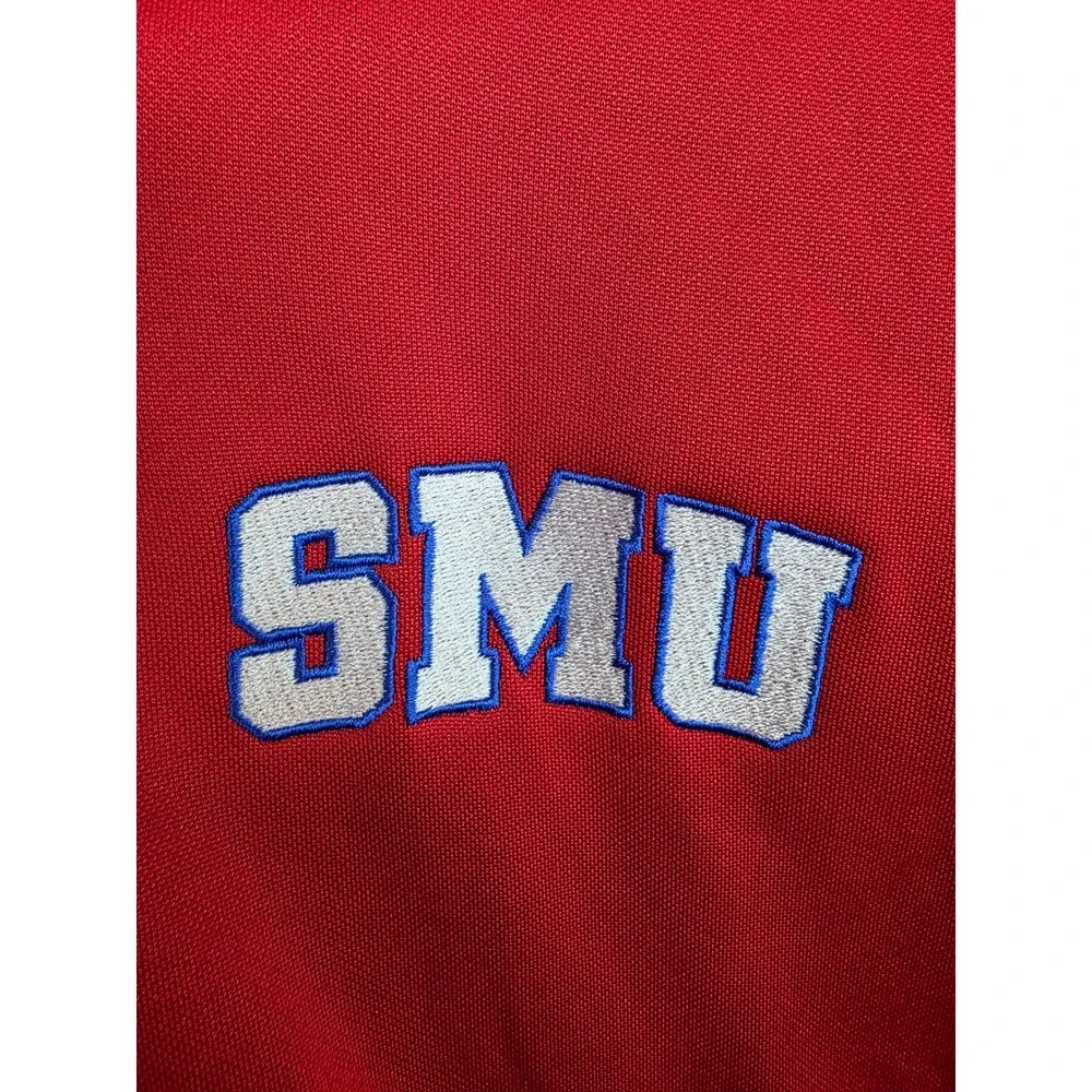 Nike Golf‎ SMU Mustangs Therma-FIT Half Zip Pullover Red Mens Medium Collegiate
